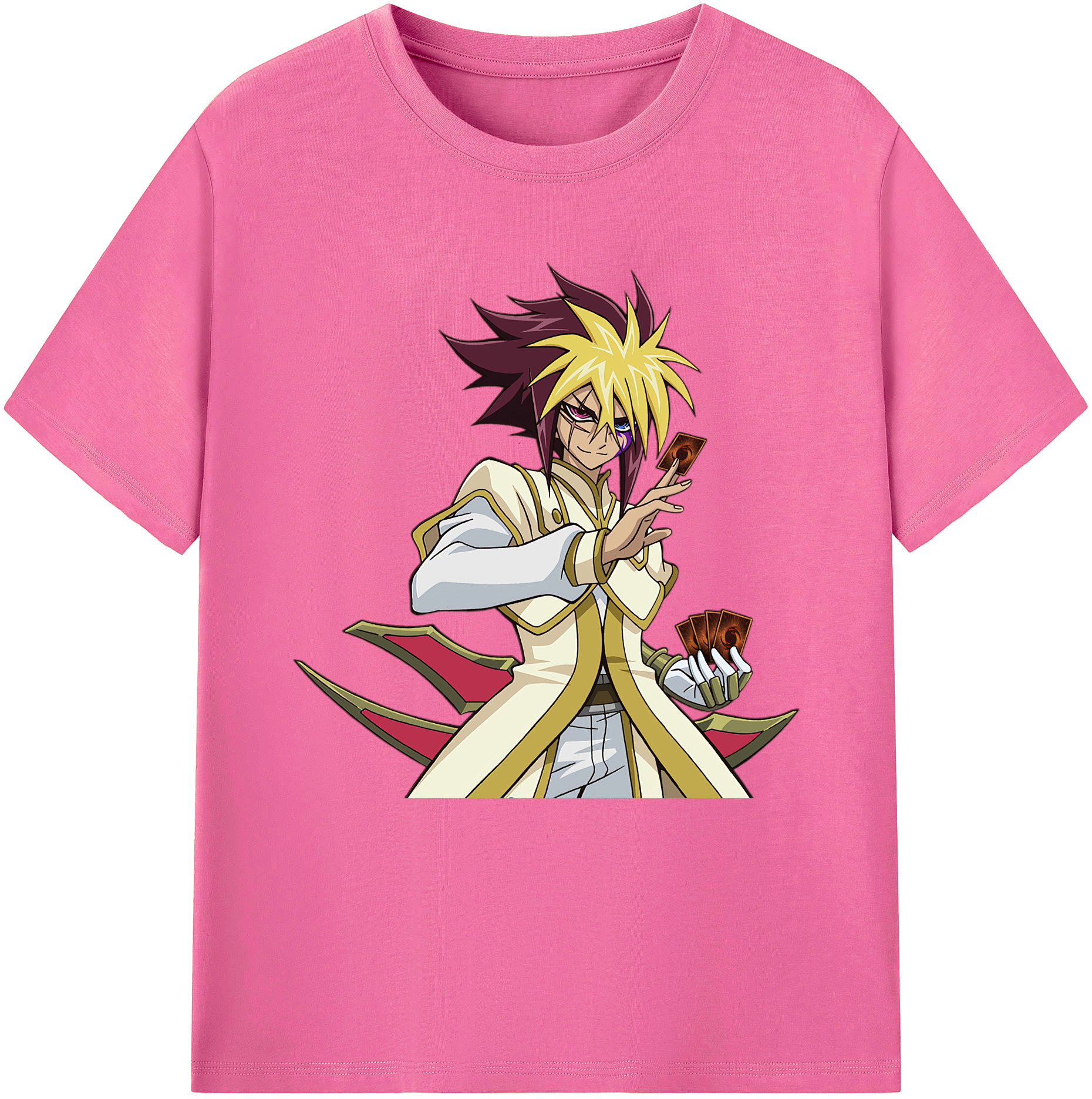 （画像用） 遊☆戯☆王 Yu-Gi-Oh! レディースカジュアルプリントTシャツ（綿100％）